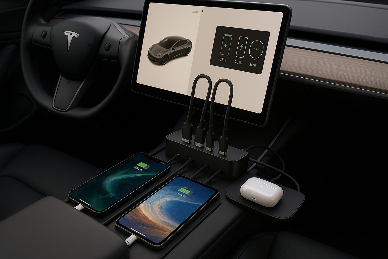 USB-hubs og opladning