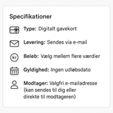 Elbil Plus gavekort